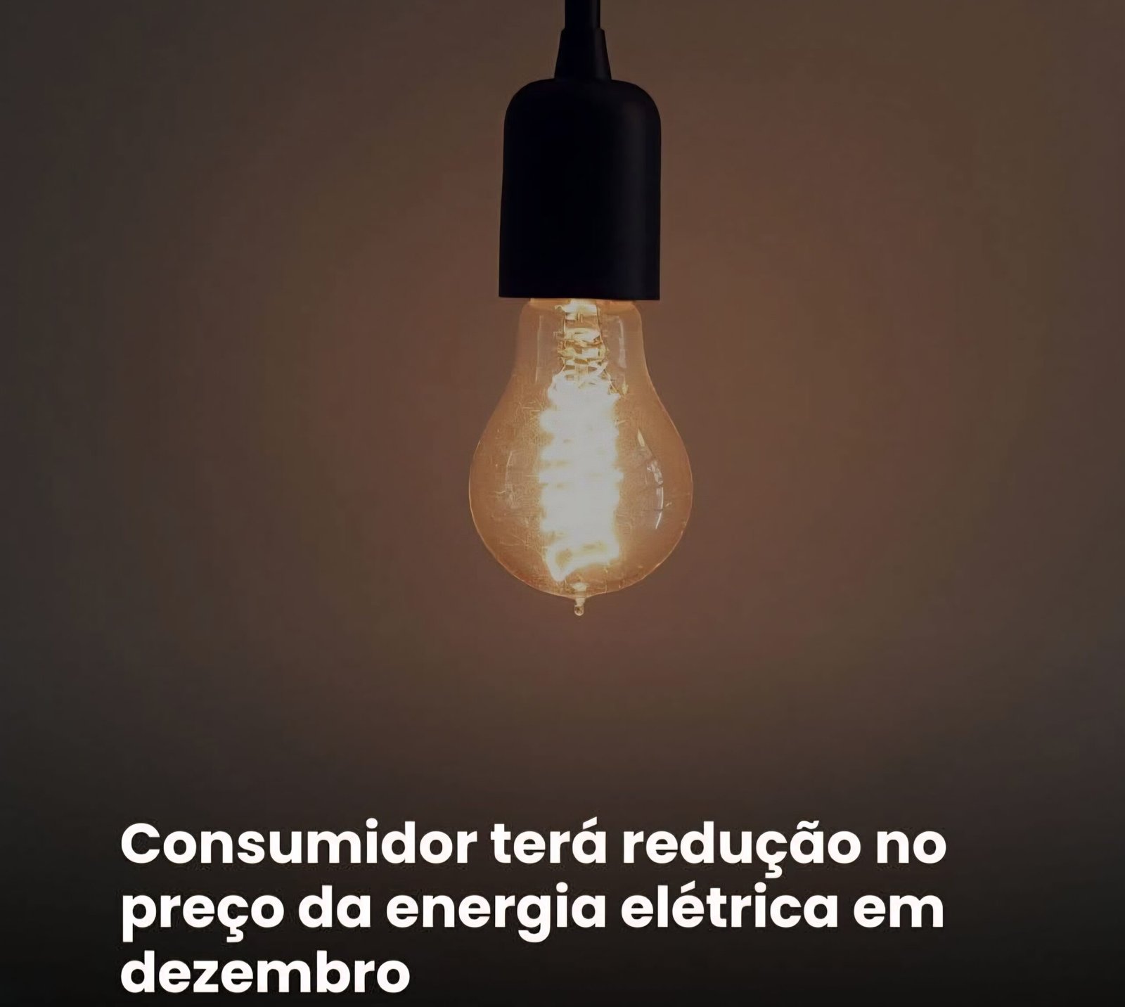 Consumidor terá redução no preço da energia elétrica em dezembro. Consumidor terá redução no preço da energia elétrica em dezembro.