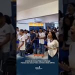 Estudantes de São Lourenço aprovietam o intervalo para louvar Deus na Escola!