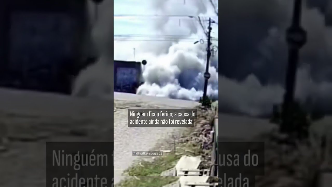 Caminhão carregado de cimento explode e por um milagre de Deus ninguém ficou ferido ! Caminhão carregado de cimento explode e por um milagre de Deus ninguém ficou ferido !