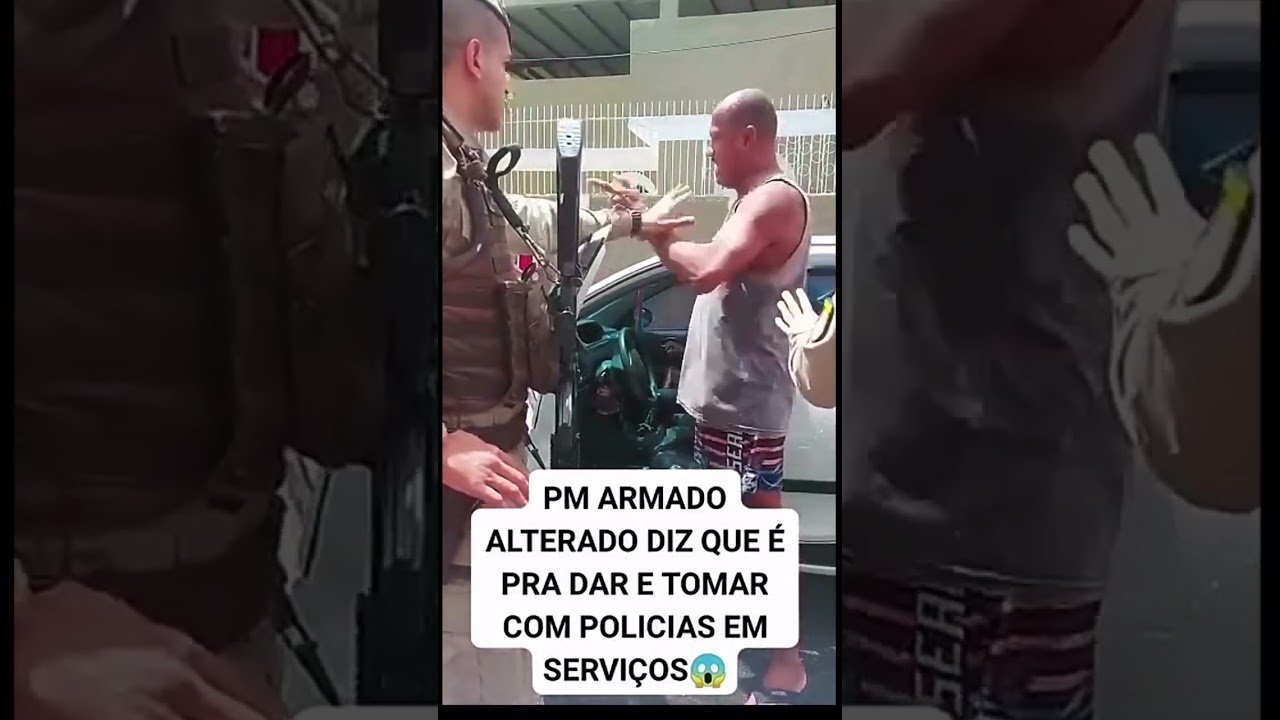 Policial armado surta em Salvador na Bahia ! Após bater boca com colegas de farda o praça entrou no seu carro e foi embora. Policial armado surta em Salvador na Bahia ! Após bater boca com colegas de farda o praça entrou no seu carro e foi embora.