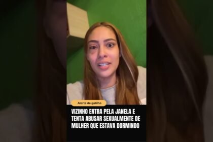 Mulher sofre tentativa de abuso sexual dentro do próprio condomínio! Ela dormia quando foi atacada . Mulher sofre tentativa de abuso sexual dentro do próprio condomínio! Ela dormia quando foi atacada .