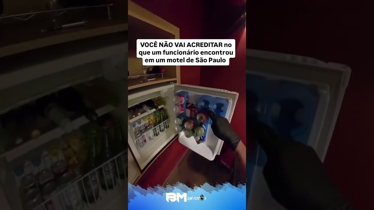 VOCÊ NÃO VAI ACREDITAR no que um funcionário encontrou em um motel de São Paulo! VOCÊ NÃO VAI ACREDITAR no que um funcionário encontrou em um motel de São Paulo!