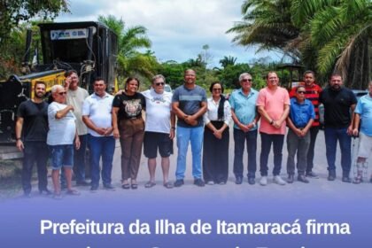 PREFEITURA DA ILHA DE ITAMARACÁ FIRMA PARCERIA COM O GOVERNO DO ESTADO PARA REQUALIFICAR A ESTRADA DO SOSSEGO