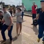 Repórter apanha ao vivo durante cobertura de acidente com morte