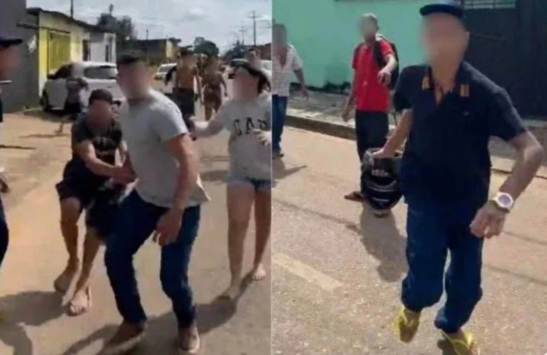 Repórter apanha ao vivo durante cobertura de acidente com morte